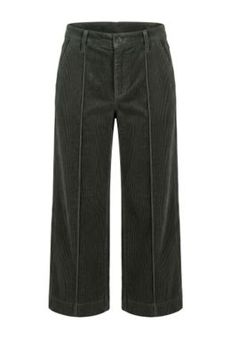 mid-rise crop wide leg w/ pintuck -27" ins