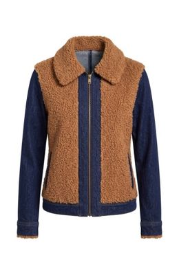 sherpa denim jacket
