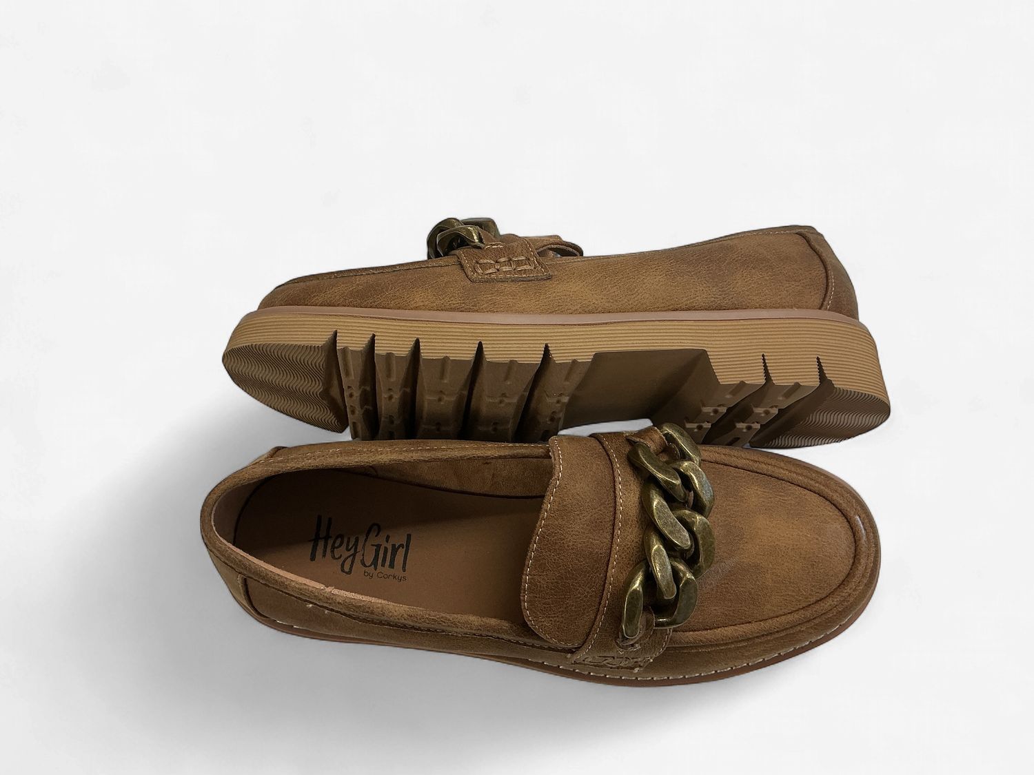 Tan  Loafers