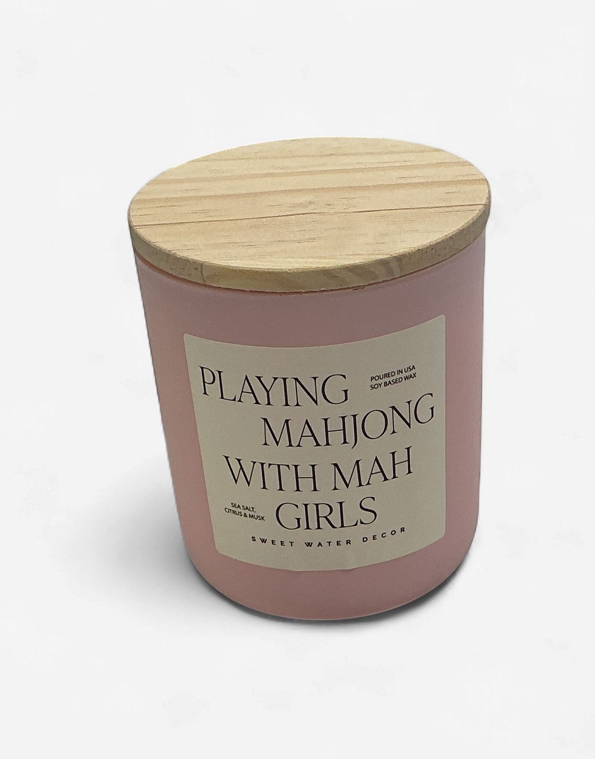 Pink Mahjong Candle 15 oz