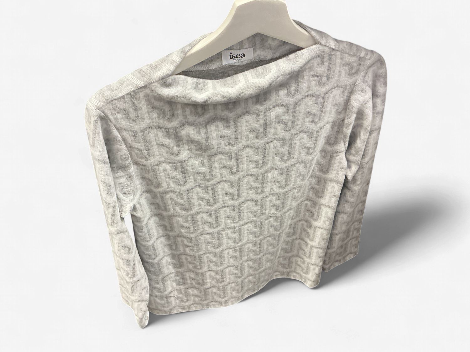 Long Sleeve Grey Top, Size: XSmall