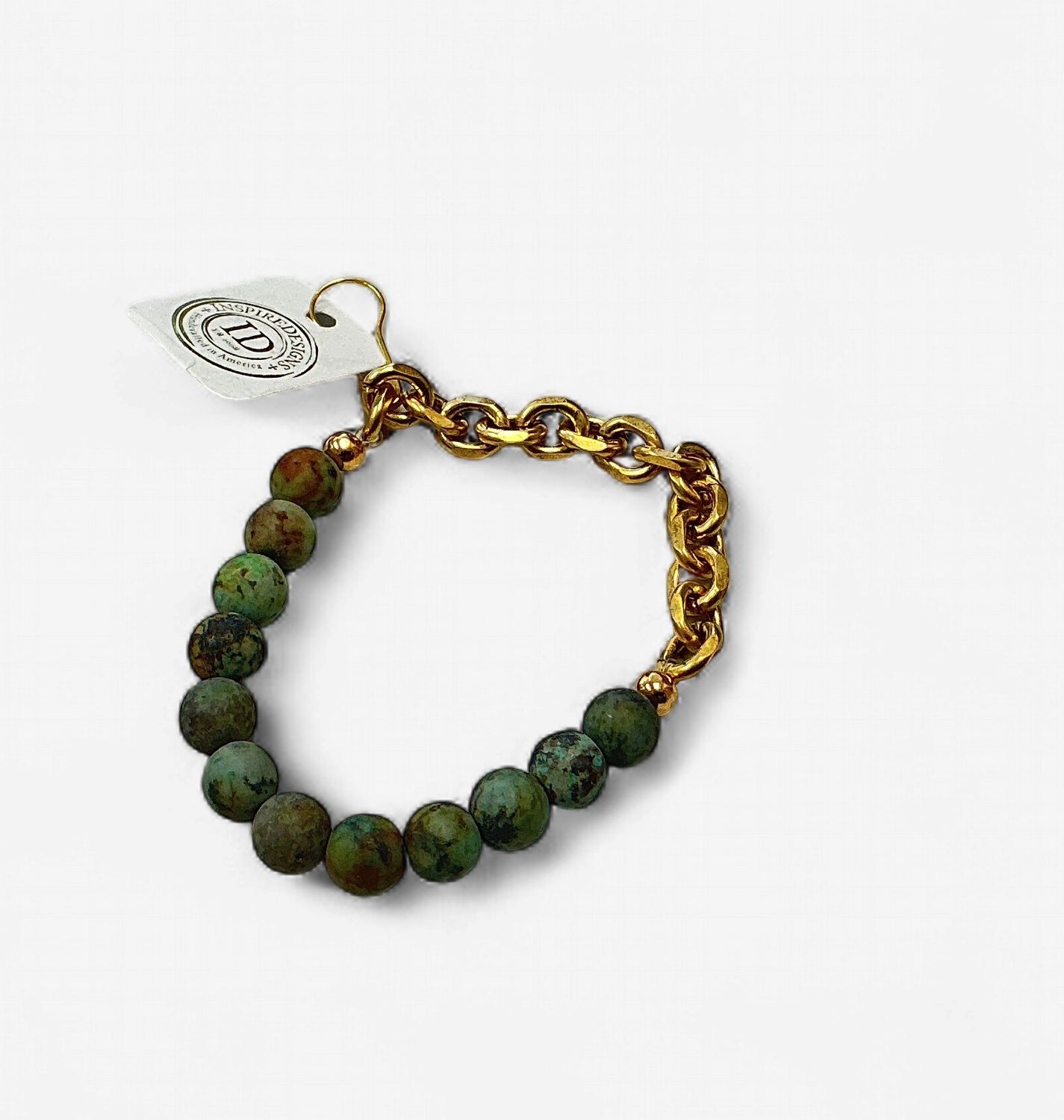 Green Beaded Bracelet