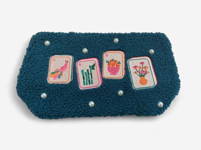 Mahjong Makeup Bag