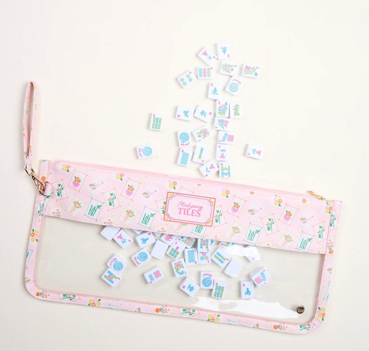 Pink Mahjong Tile Keeper
