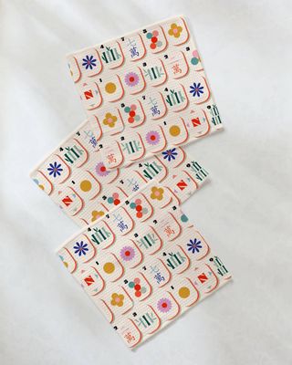 Tile Toss Dishcloth Set - Mahjong