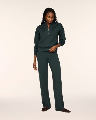 spanx airessentials® straight leg pant, Colour: night forest htr, Size: XS