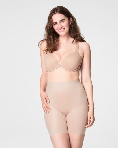 spanxshape® invisible mid-thigh short, Colour: champagne beige, Size: S