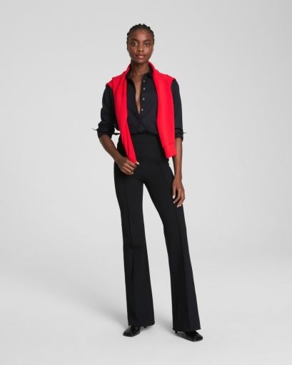spanxsupersmooth® perfectfit ponte flare pant, Colour: classic black, Size: S