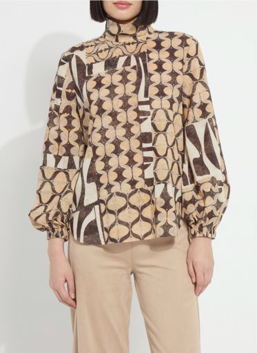 cosima elastic cuff shirt, Size: S