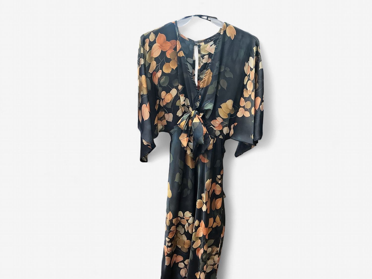 Navy Kimono Style Dress