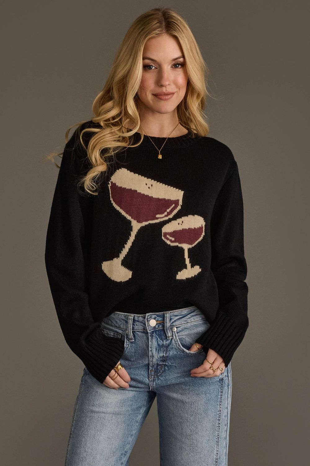Black Espresso Martini Sweater, Size: Small