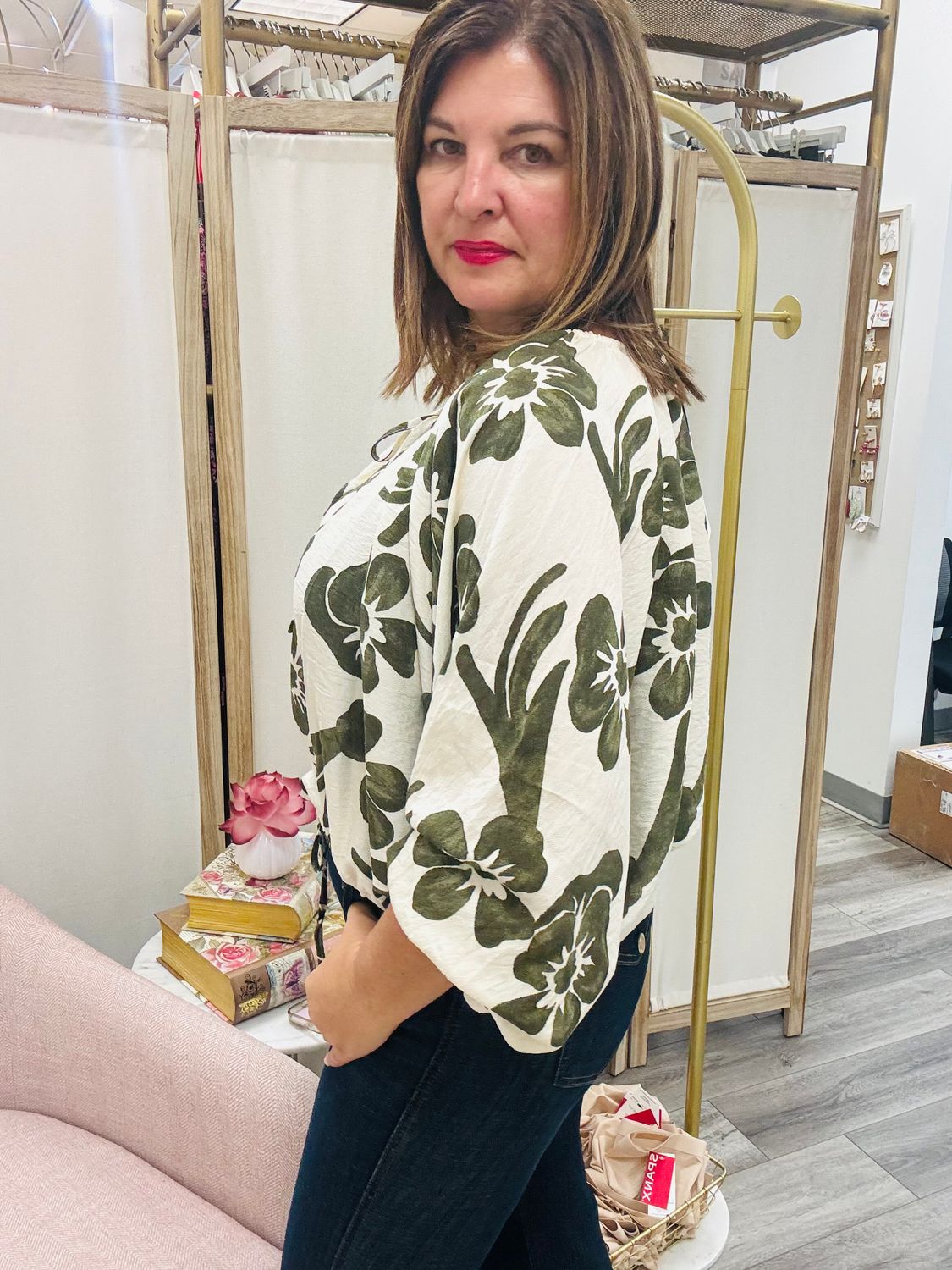 Boho Billowy Sleeve Top, Size: XSmall