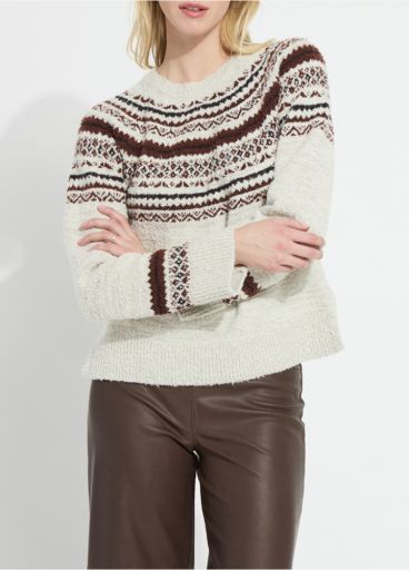 harriet fair isle sweater, Size: S