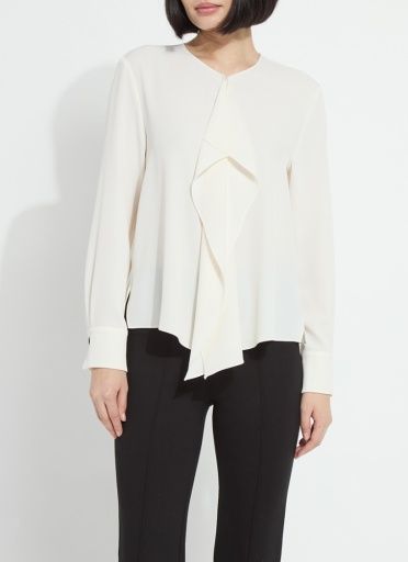 celeste flounced blouse, Size: L