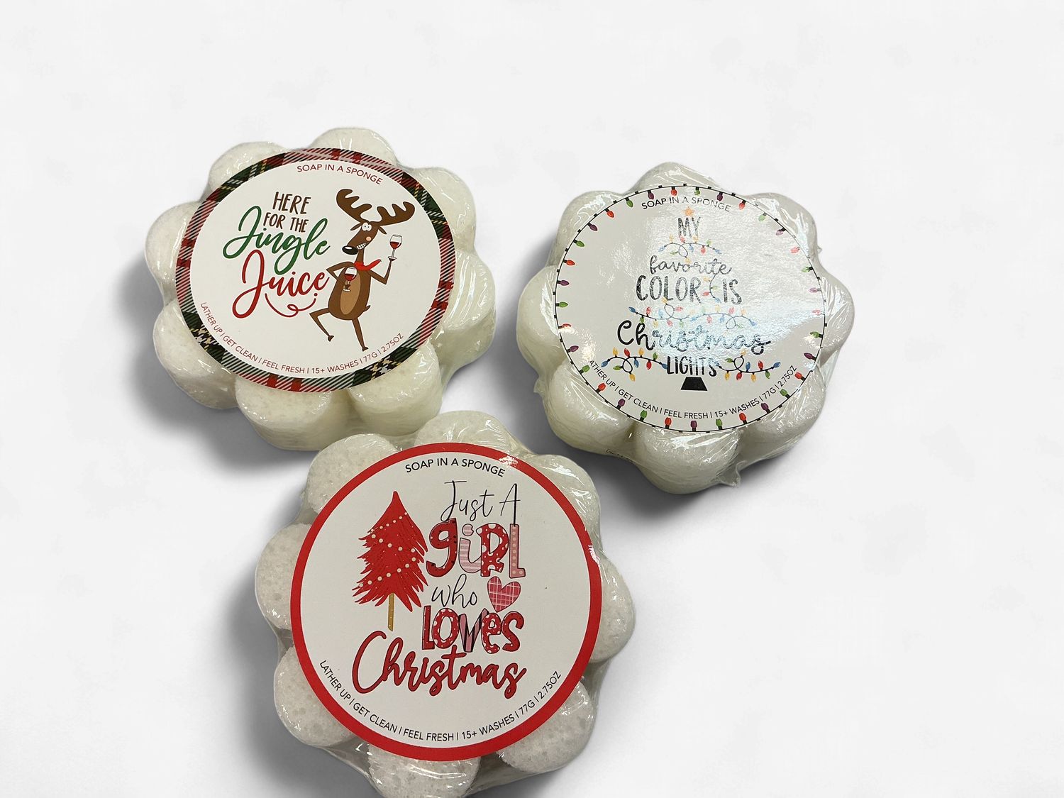Holiday Shower Sponge