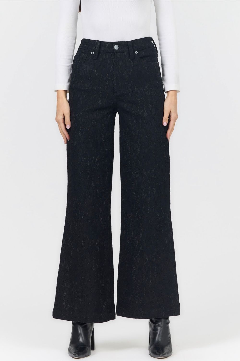 Black Lace Jeans, Size: 26