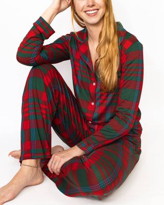 Telluride Plaid Sleep Pants   Dark Green/Red/Blue   -Asst.