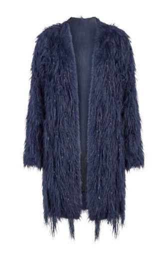 long slv open front sweater coat, Size: XS