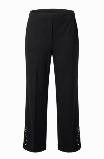 kayla pullon wide leg trousr w pearl trm -30", Size: 0