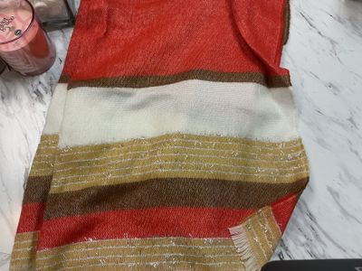 Orange and Tan Scarf