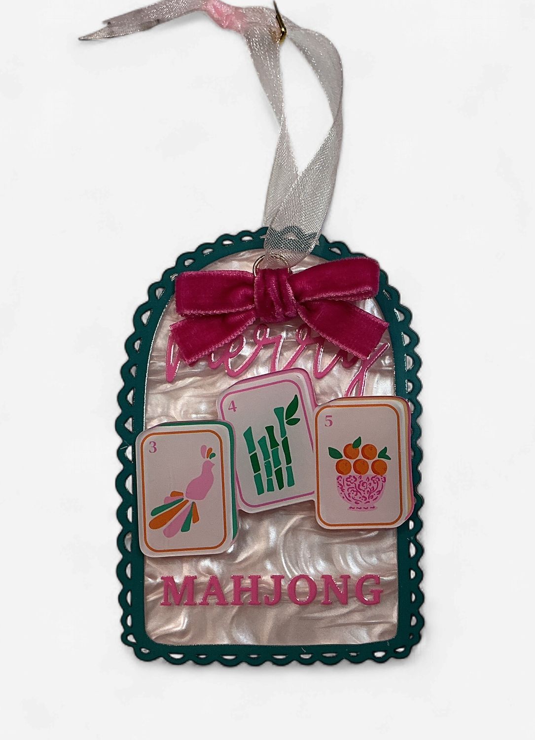 Merry Mahjong Ornament
