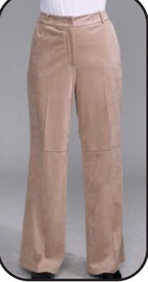 Warm Taupe Suede Pants