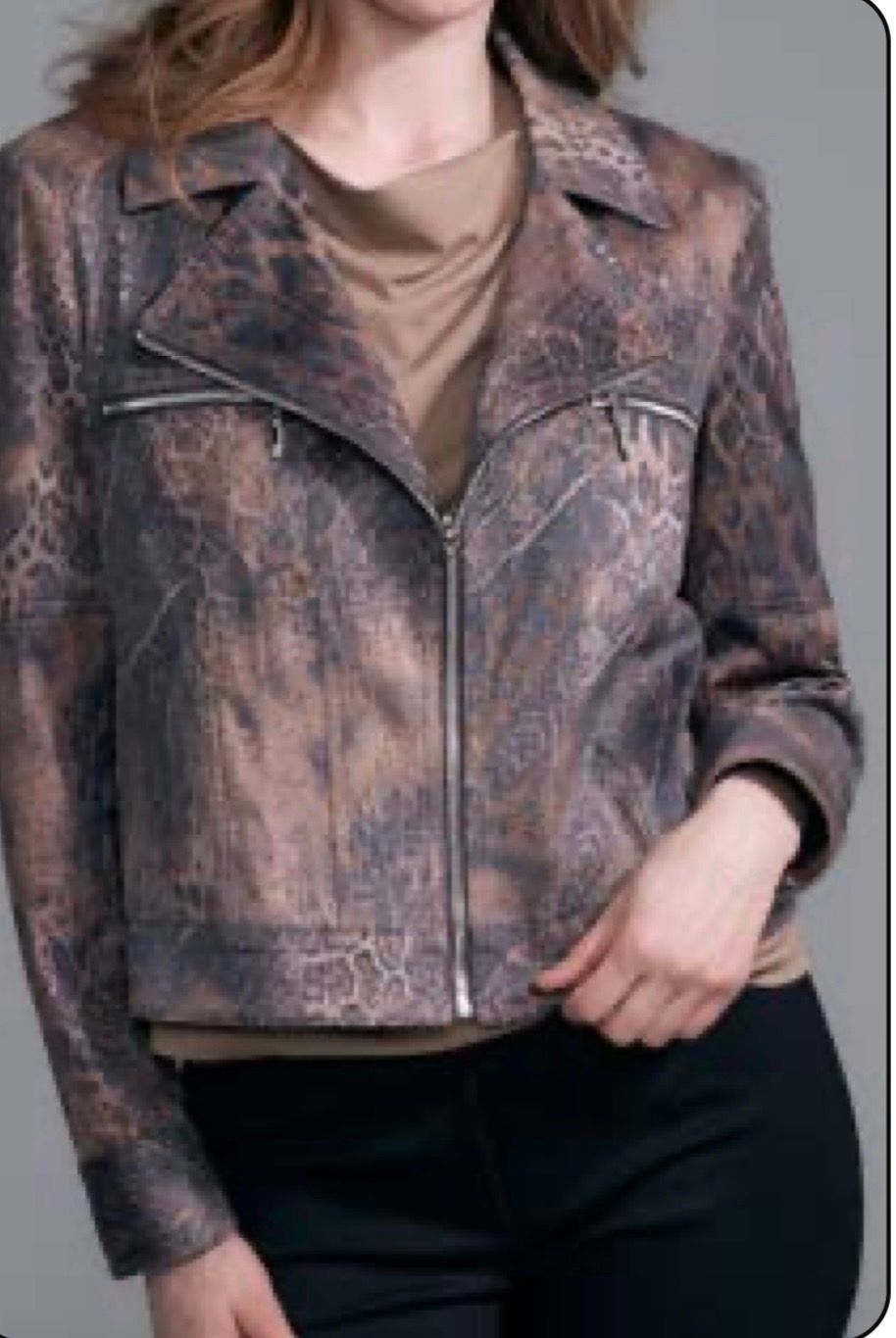Vegan leather Jacket, Size: XSmall