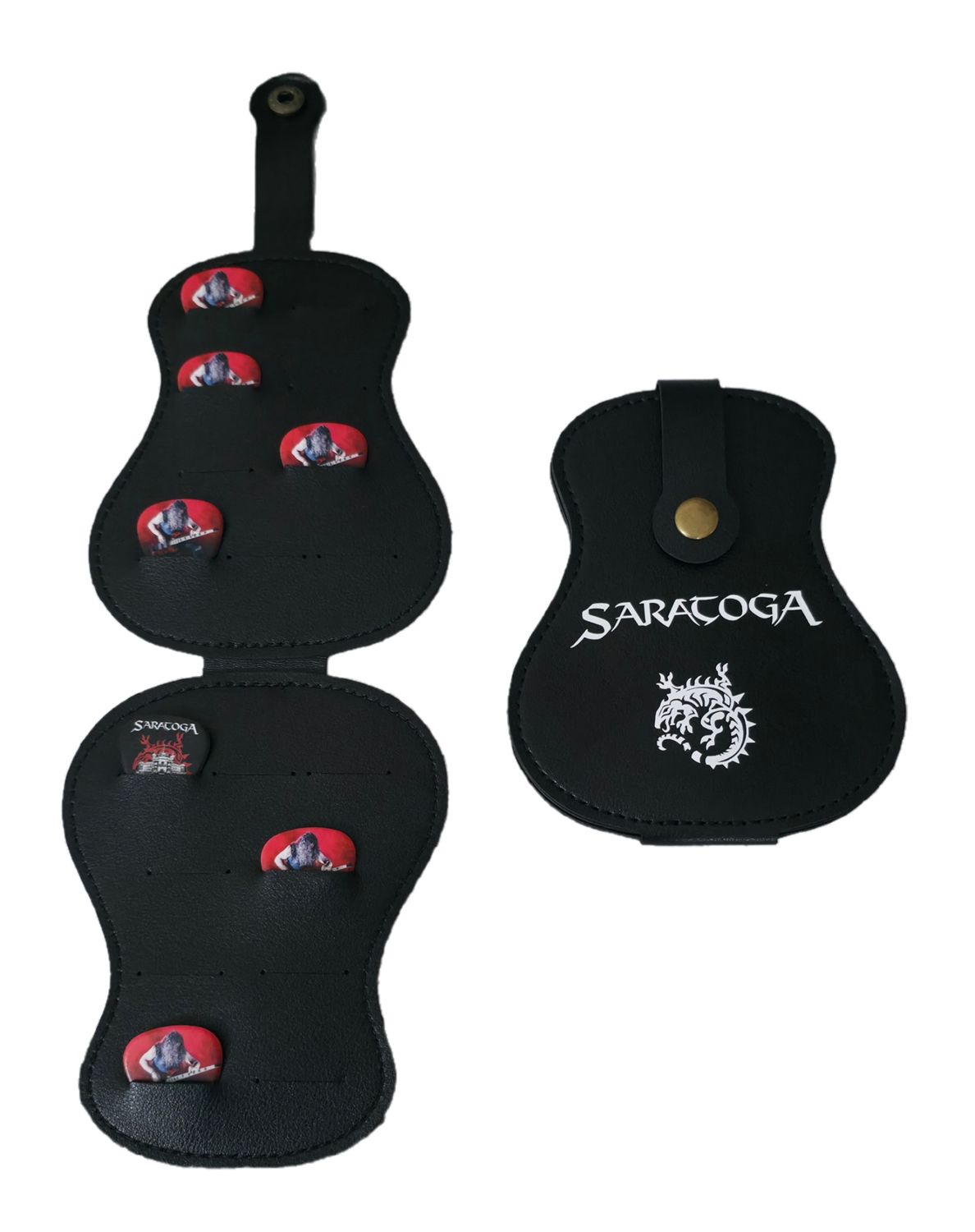 ESTUCHE PORTA PUAS POLIPIEL CON 6 PUAS INCLUIDAS 