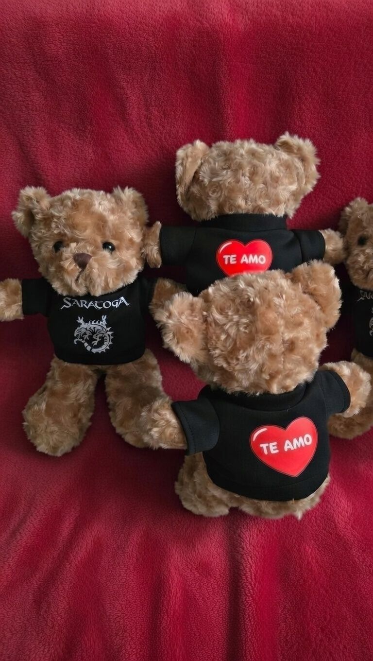 OSITO LOGO FRENTE Y ESPALDA 30cm