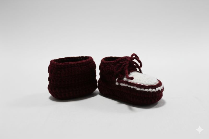 Babyslofjes Classic Diep Rood