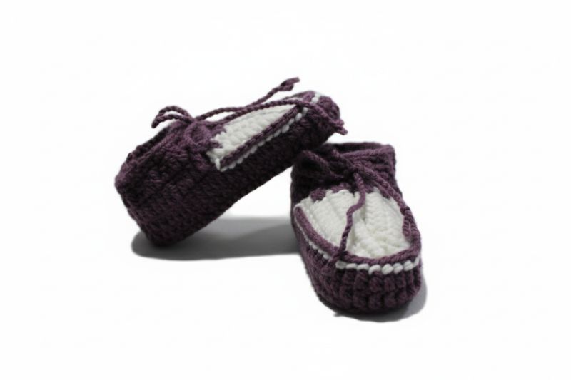 Babyslofjes Classic Paars