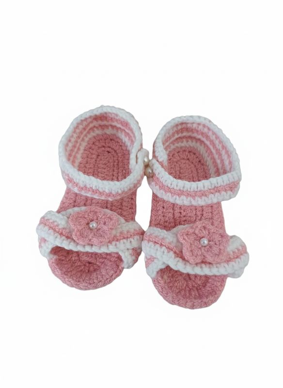 Babyslofjes Modern Felroze