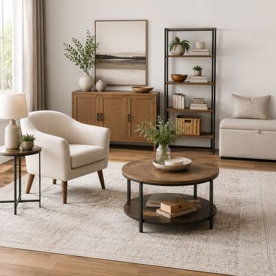 ACCENT TABLES, CHAIRS &amp; STORAGE