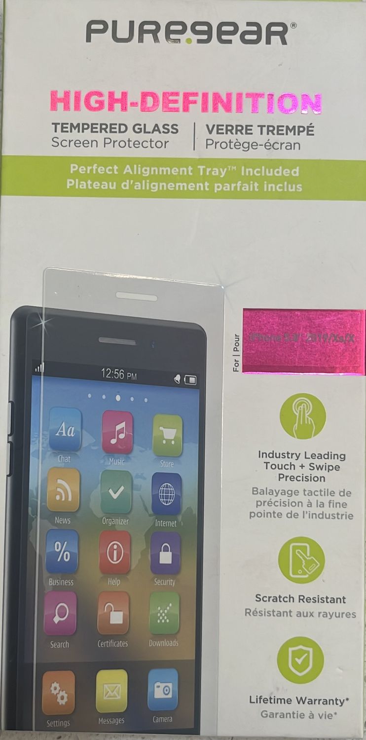 Pure.Gear Tempered Glass iPhone 5.8” 2019/Xs/X