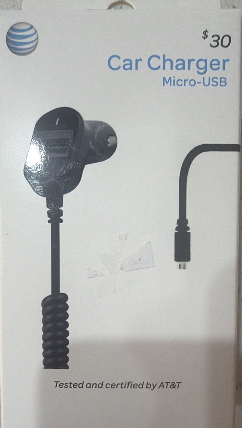 AT&amp;T Micro-USB Car Charger – Single Port