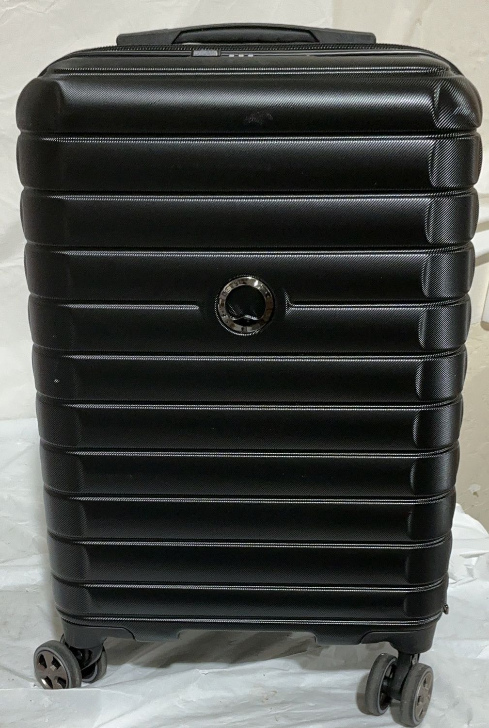 Delsey Paris Hard Shell Carry-On Spinner – Black – TSA Lock – Lightweight