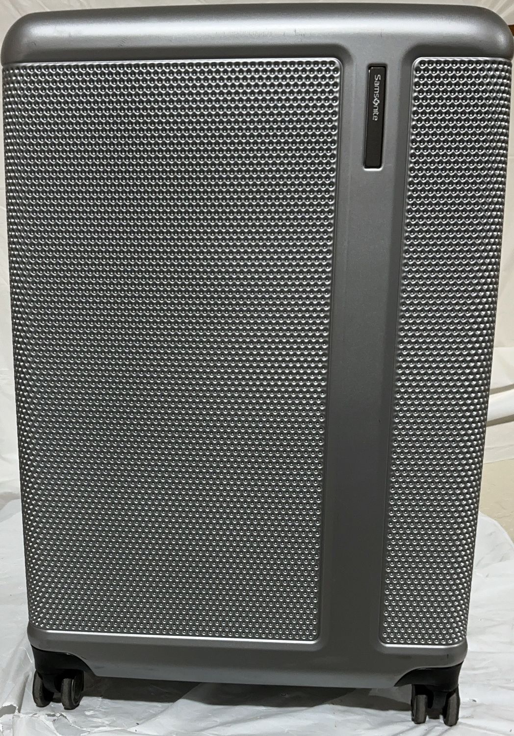 Samsonite Hard Shell Spinner Suitcase – Silver – 4 Wheels – Lightweight 