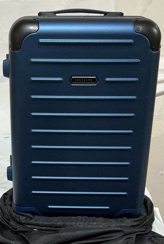 Solgaard Premium Carry-On Luggage – Hard Shell Spinner – Blue – Lightweight &amp; Durable