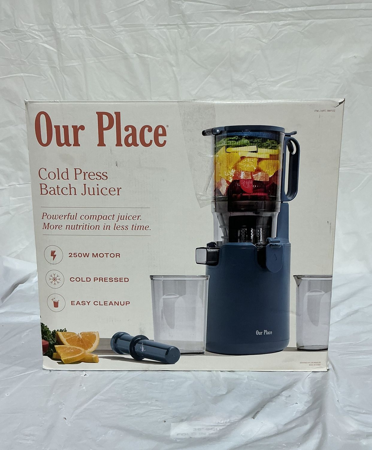 Our Place Cold Press Batch Juicer – 250W Slow Masticating Juicer