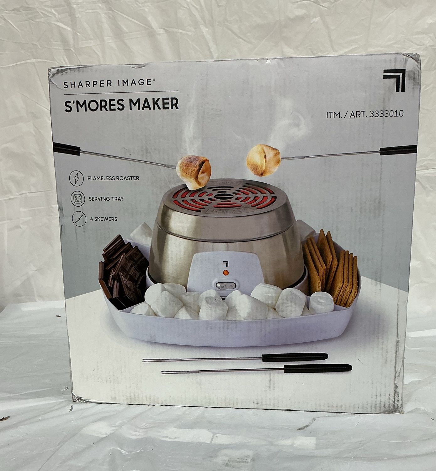 Sharper Image Flameless S’mores Maker Kit – Indoor Electric Roaster like new