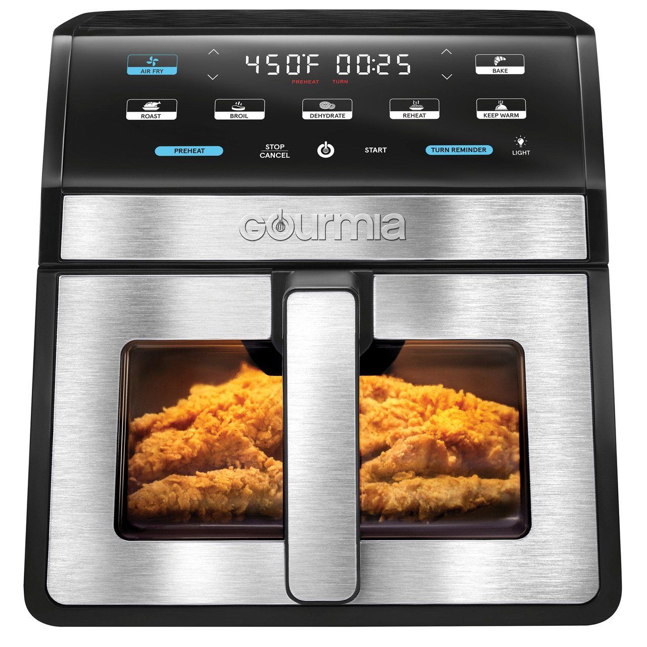Gourmia 8-Quart Digital Air Fryer with Window &amp; Light Small Appliances Item  6232432