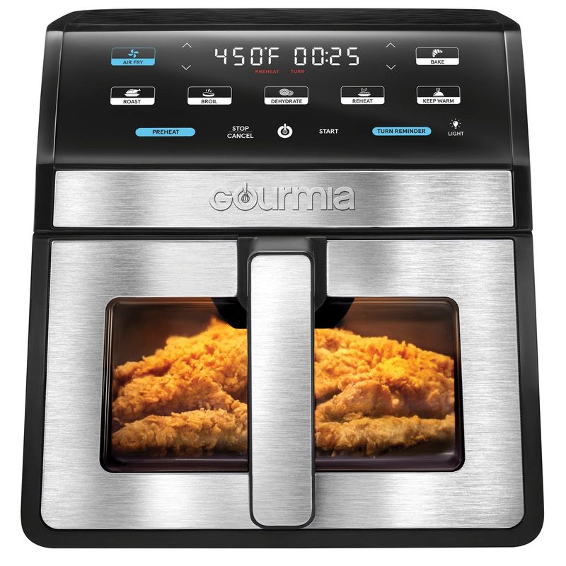 Gourmia 8-Quart Digital Air Fryer with Window &amp; Light Small Appliances Item  6232432