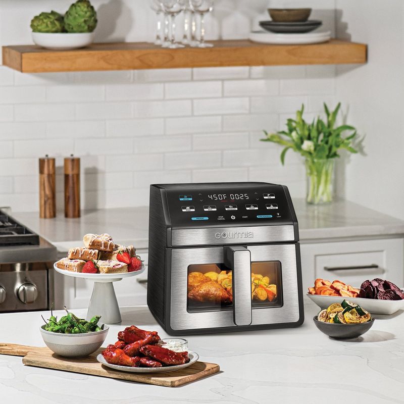 Gourmia 8-Quart Digital Air Fryer with Window &amp; Light Small Appliances Item  6232432