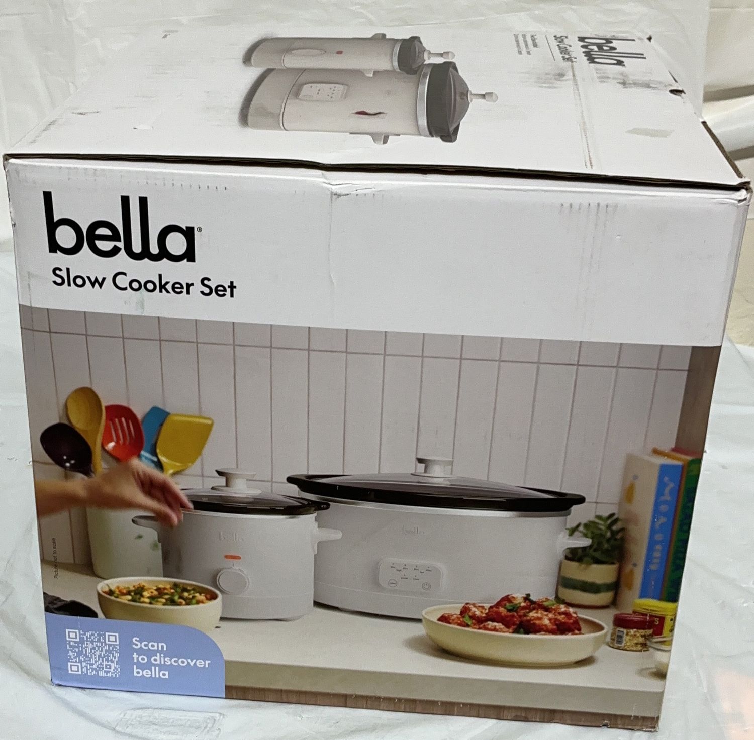 Bella 2-Piece Slow Cooker Set – Double-Duty Duo (6QT + 2QT