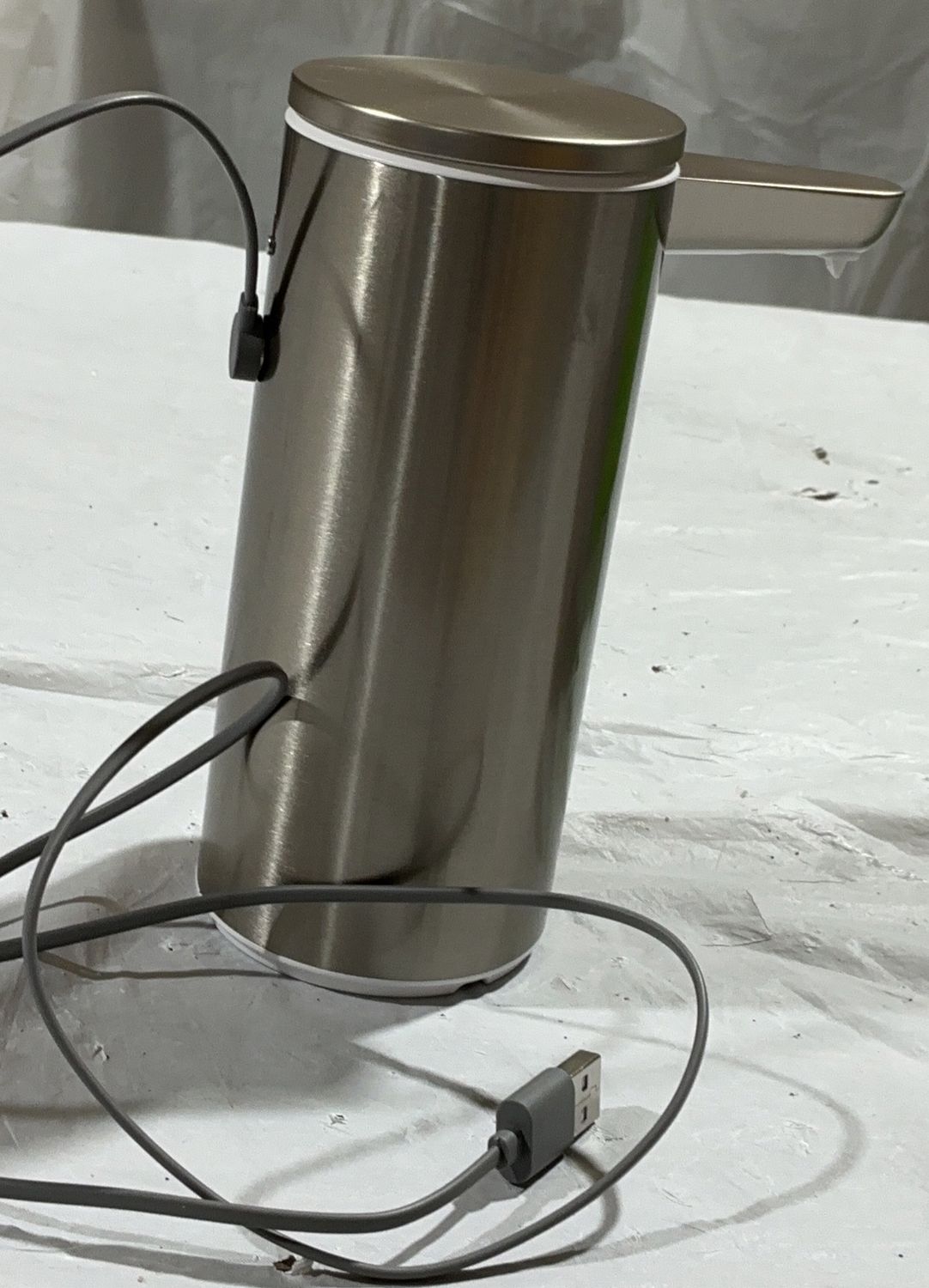 Simplehuman Rechargeable Sensor Soap Dispenser – Brushed Stainless Steel