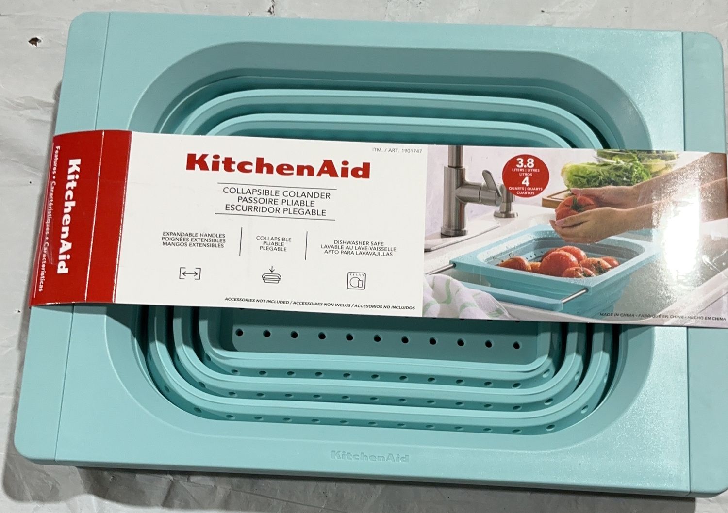 KitchenAid Collapsible Colander – 4 Qt – Like New