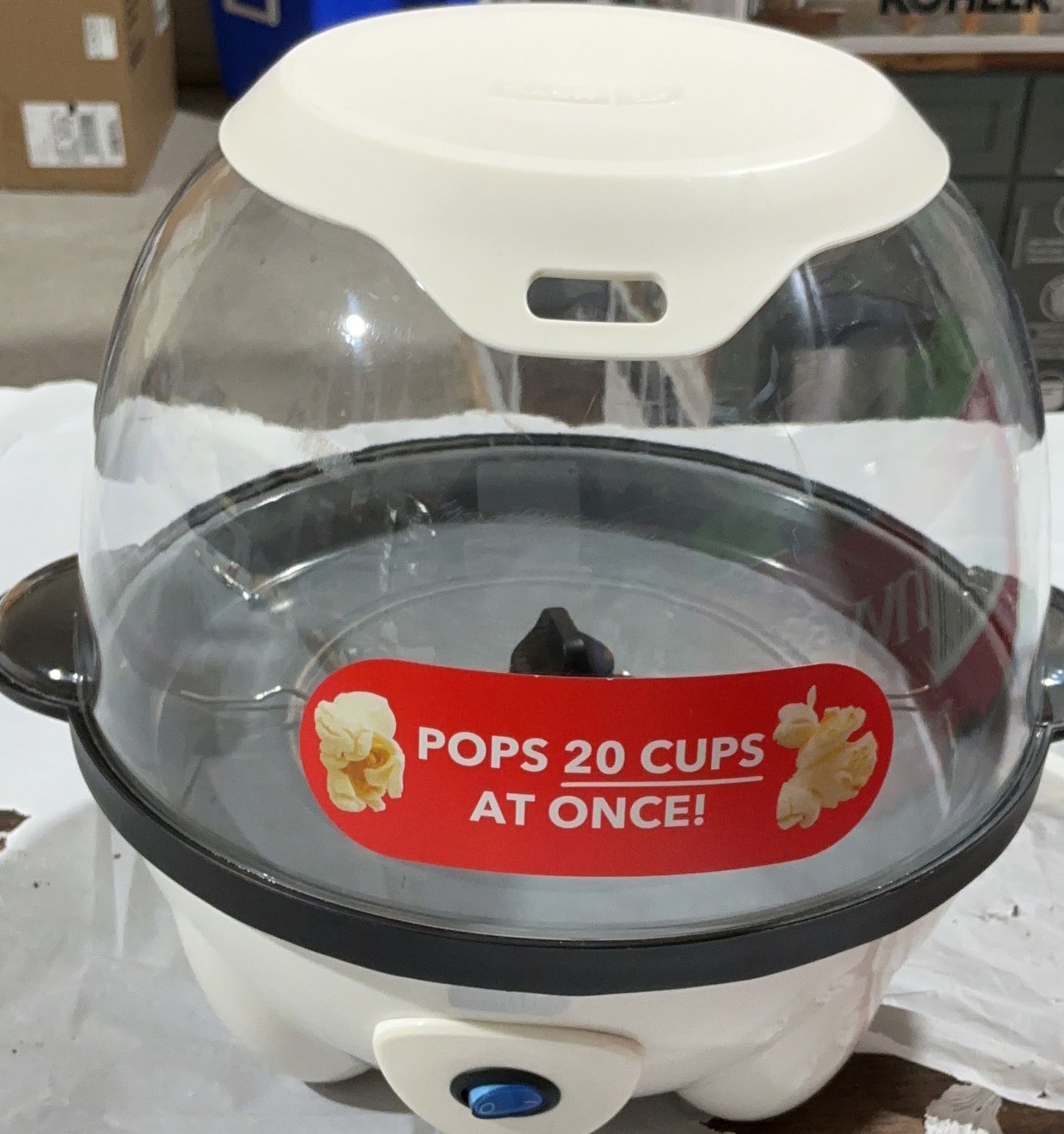 Dash SmartStore Stirring Popcorn Maker – 20 Cup Capacity