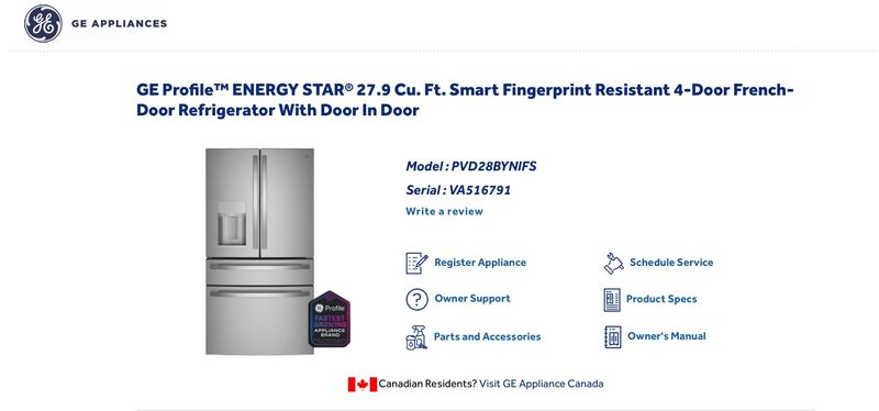 GE Profile 27.9 Cu Ft Smart 4-Door French Door Refrigerator w/ Door-In-Door – Stainless