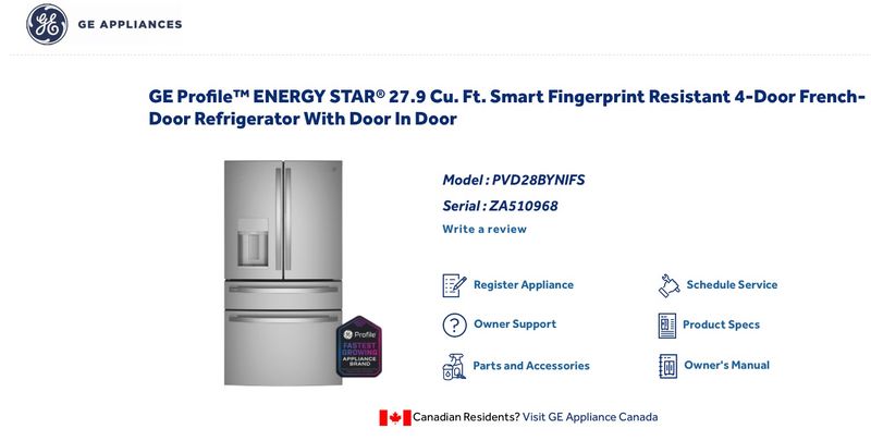 GE Profile 27.9 Cu Ft Smart 4 - Door French Door Refrigerator w/ Door-In-Door – Stainless