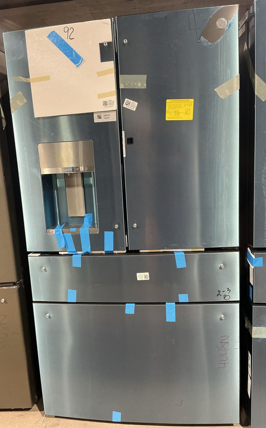 GE Profile 27.9 Cu Ft Smart 4-Door French Door Refrigerator w/ Door-In-Door–Stainless